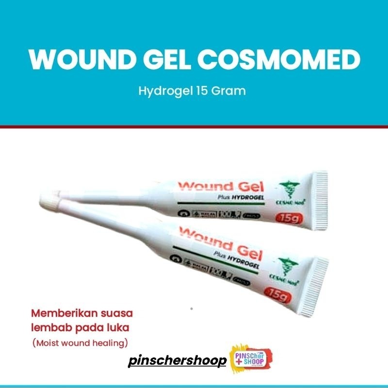 COSMOMED - Wound Gel 15 ML / Hydrogel Untuk Melembabkan Area Luka 1 COSMOMED - Wound Gel 15 ML / Hydrogel Untuk Melembabkan Area Luka