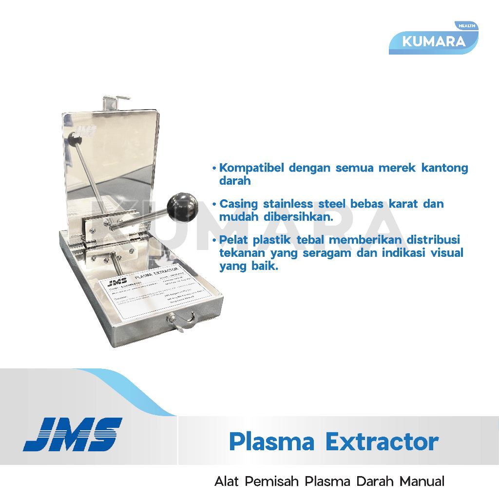 JMS- Plasma Extractor JMS Blood Bag Alat Pemisah Plasma Darah Manual 2 JMS- Plasma Extractor JMS Blood Bag Alat Pemisah Plasma Darah Manual - Image 2