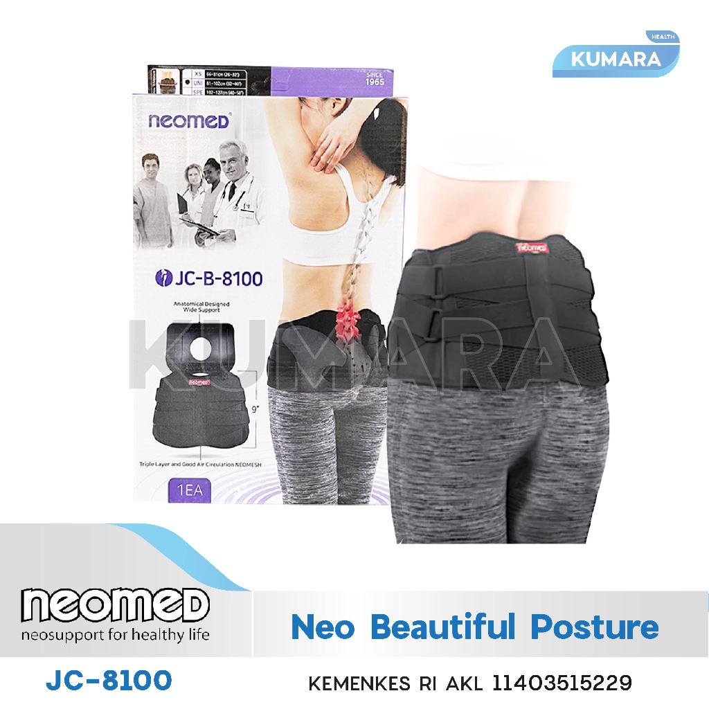 NEOMED - Body Support JC-B-8100 / Korset Penyangga Tulang Belakang 2 NEOMED - Body Support JC-B-8100 / Korset Penyangga Tulang Belakang - Image 2