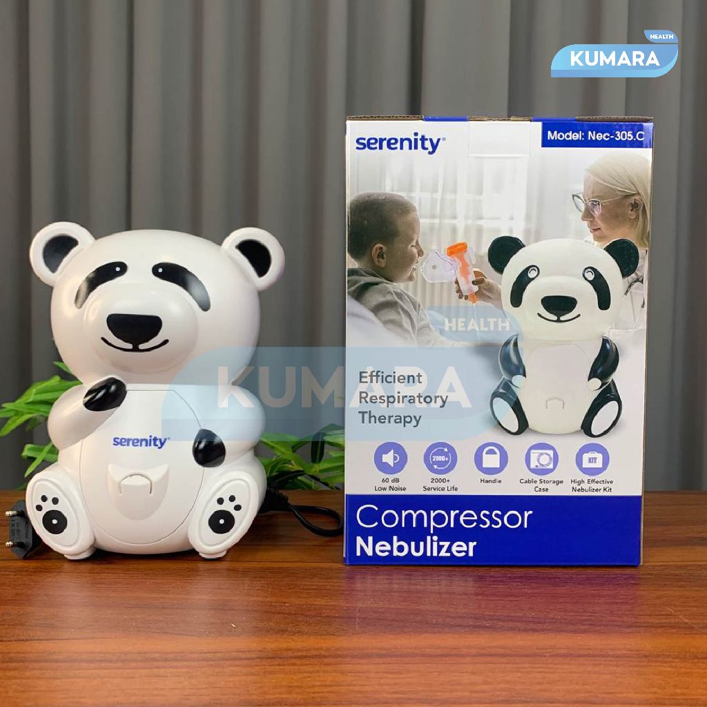 SERENITY - Compressor Nebulizer NEC-305.C Inhalasi / Alat Nebulizer Anak 3 SERENITY - Compressor Nebulizer NEC-305.C Inhalasi / Alat Nebulizer Anak - Image 3