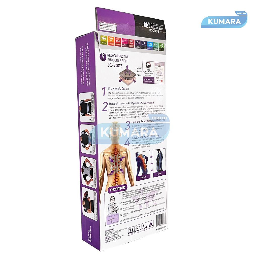 NEOMED - Back Corection JC-7003 / Korset Penegak Punggung 4 NEOMED - Back Corection JC-7003 / Korset Penegak Punggung - Image 4