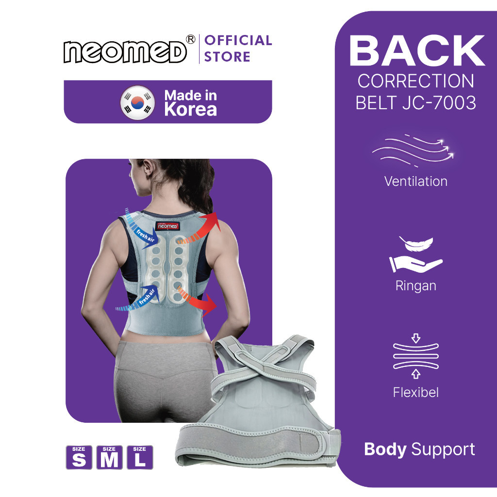 NEOMED - Back Corection JC-7003 / Korset Penegak Punggung 6 NEOMED - Back Corection JC-7003 / Korset Penegak Punggung - Image 6