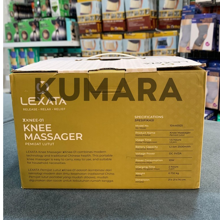 LEXATA - Knee Massager Knee-01 / Pemijat Lutut Dengan Pemanas 6 LEXATA - Knee Massager Knee-01 / Pemijat Lutut Dengan Pemanas - Image 6