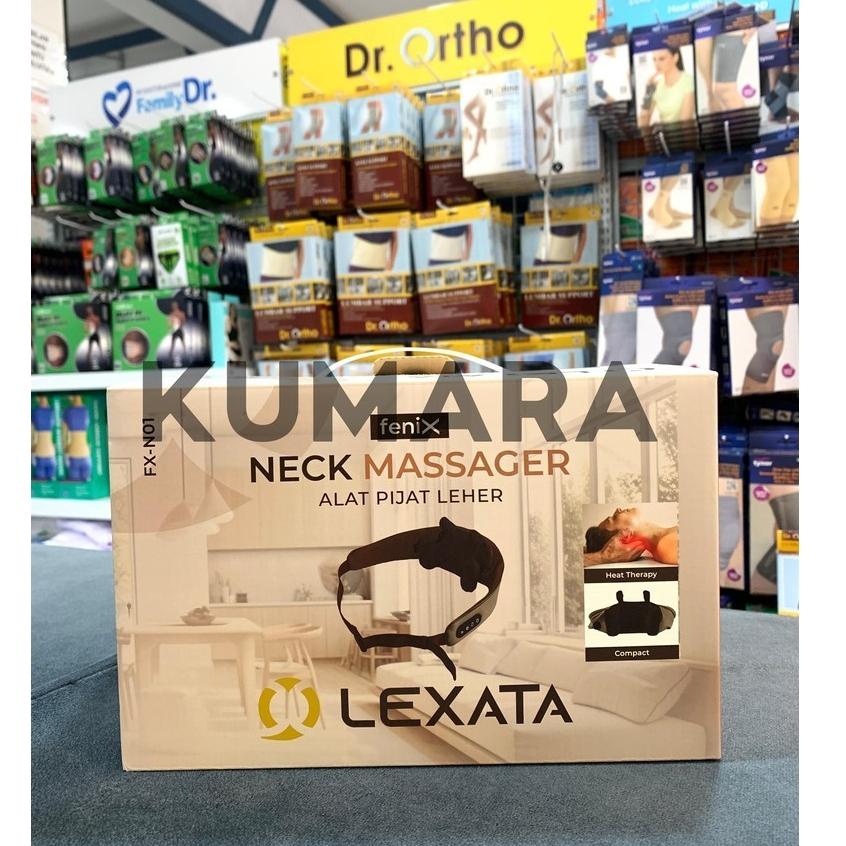 LEXATA - Neck Massager FX-N01 / Bantal Pijat Leher / Alat Pijat Leher Praktis 1 LEXATA - Neck Massager FX-N01 / Bantal Pijat Leher / Alat Pijat Leher Praktis