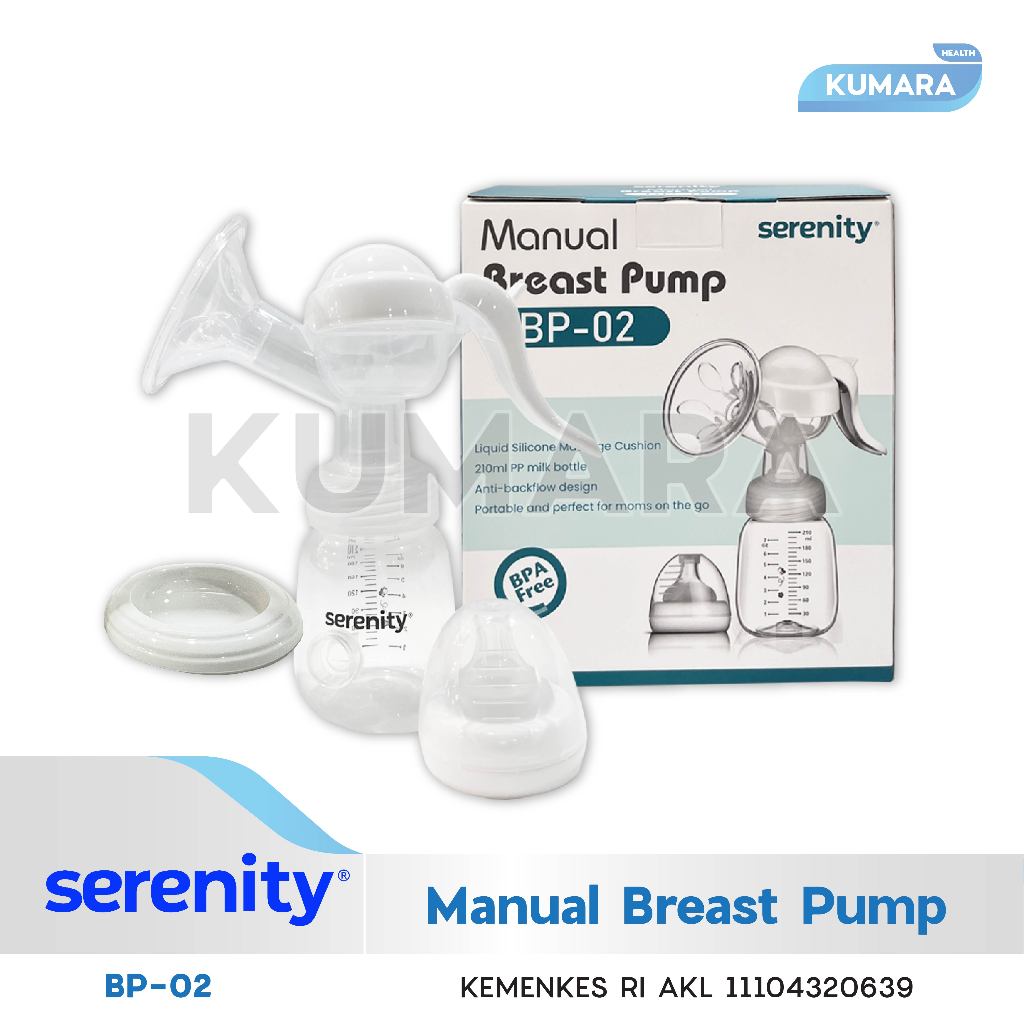 SERENITY - Manual Breast Pump BP-02 / Pompa Asi Manual 2 SERENITY - Manual Breast Pump BP-02 / Pompa Asi Manual - Image 2