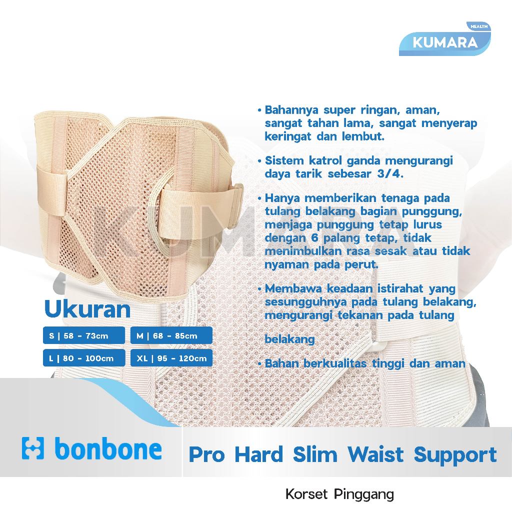 BONBONE - Korset Pinggang / Pro HARD Slim Waist Support 2 BONBONE - Korset Pinggang / Pro HARD Slim Waist Support - Image 2