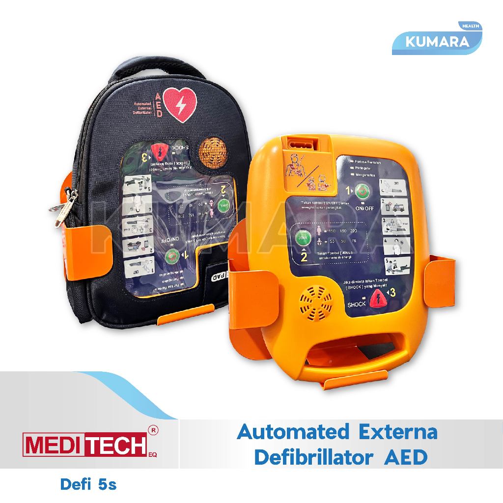 MEDITECH - AED Defibrillator Meditech 5S / Automatic External Defibrillator AED 1 MEDITECH - AED Defibrillator Meditech 5S / Automatic External Defibrillator AED