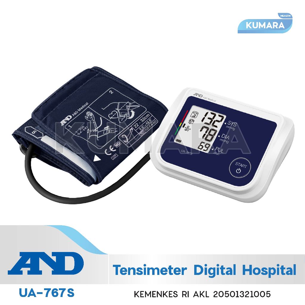 A&D - Tensimeter Digital AND UA-767S Alat Cek Tekanan Darah Otomatis - Free Payung 2 A&D - Tensimeter Digital AND UA-767S Alat Cek Tekanan Darah Otomatis - Free Payung - Image 2