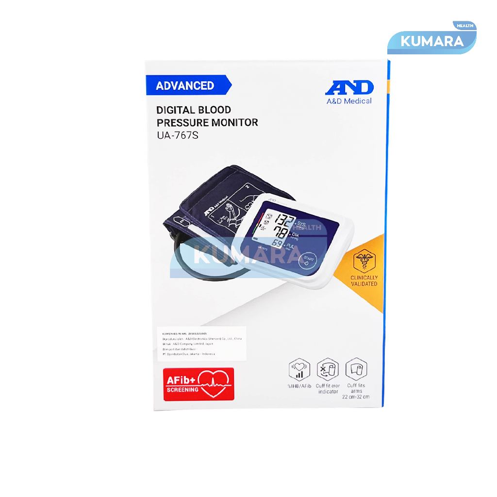 A&D - Tensimeter Digital AND UA-767S Alat Cek Tekanan Darah Otomatis - Free Payung 3 A&D - Tensimeter Digital AND UA-767S Alat Cek Tekanan Darah Otomatis - Free Payung - Image 3