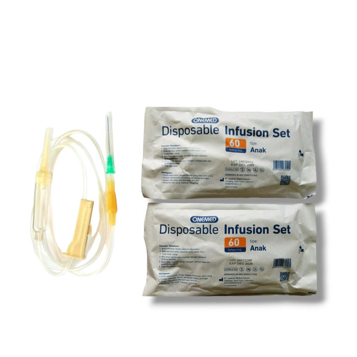 ONEMED - Disposable Infuset Anak / Infusion Set Anak Box isi 50 1 ONEMED - Disposable Infuset Anak / Infusion Set Anak Box isi 50