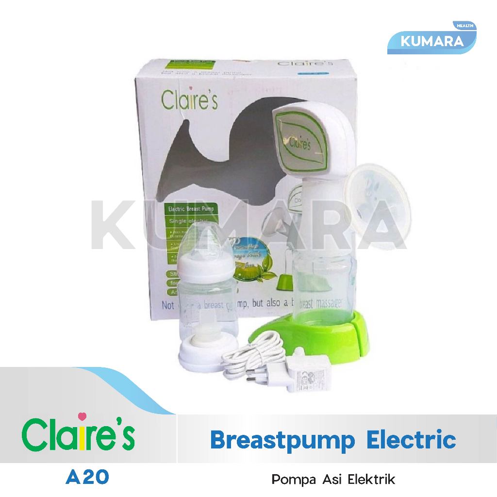 CLAIRE'S - Breastpump Electric A20 / Pompa Asi Elektrik 1 CLAIRE'S - Breastpump Electric A20 / Pompa Asi Elektrik