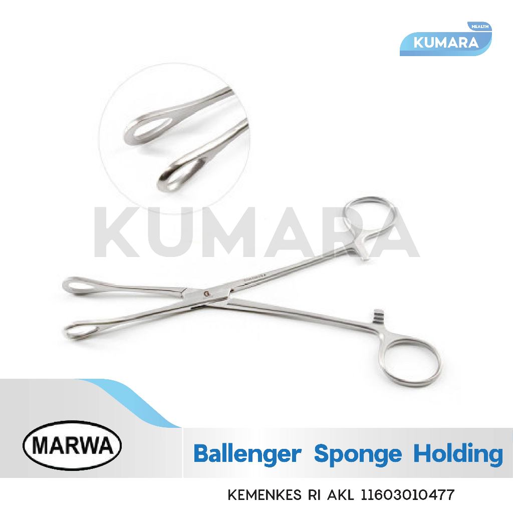 MARWA - Ballenger Sponge Holding Forceps / Sponge Holder 1 MARWA - Ballenger Sponge Holding Forceps / Sponge Holder