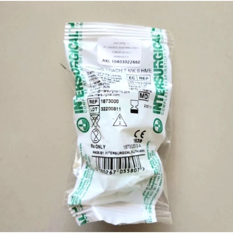 INTERSURGICAL - Hydro-Trach T MK II HME 1837000 / Filter Tracheostomy Pcs 2 INTERSURGICAL - Hydro-Trach T MK II HME 1837000 / Filter Tracheostomy Pcs - Image 2