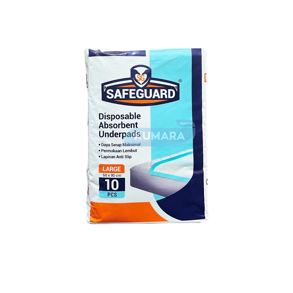 SAFEGUARD - Underpad Disposable 60x90cm / Perlak Dewasa 4 SAFEGUARD - Underpad Disposable 60x90cm / Perlak Dewasa - Image 4