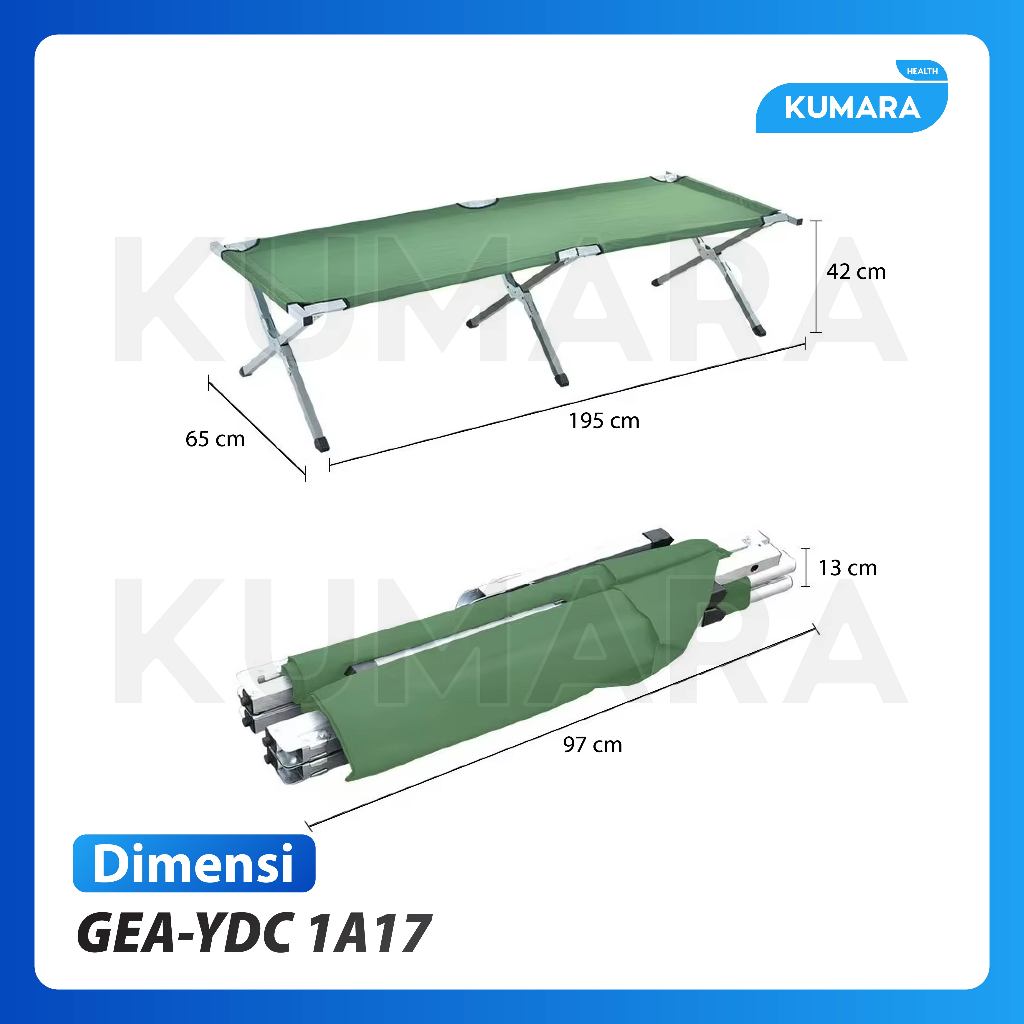 GEA - Camping Bed YDC 1A17 / Tempat Tidur Kemah 1 GEA - Camping Bed YDC 1A17 / Tempat Tidur Kemah