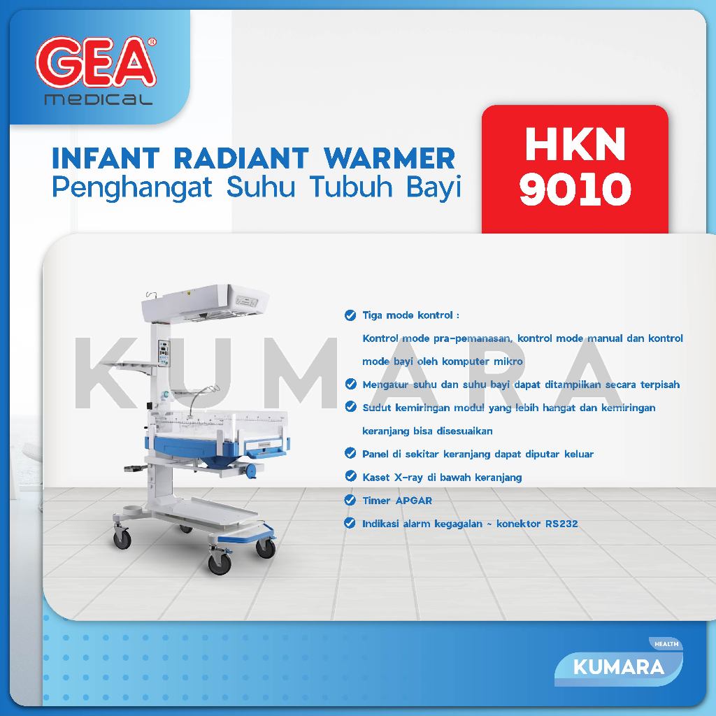 GEA - Infant Radiant Warmer HKN 9010 / Penghangat Suhu Tubuh Bayi 2 GEA - Infant Radiant Warmer HKN 9010 / Penghangat Suhu Tubuh Bayi - Image 2