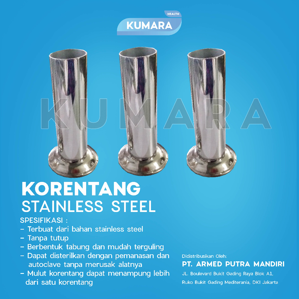 KUMARA - Tempat Korentang Stainless Steel 1 KUMARA - Tempat Korentang Stainless Steel