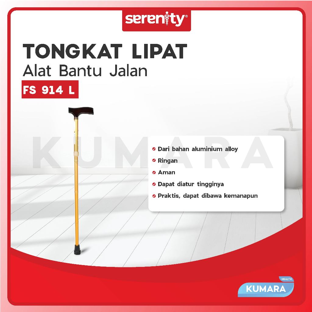 SERENITY - Tongkat Lipat FS-927 L / Tongkat Lipat Orang Tua 2 SERENITY - Tongkat Lipat FS-927 L / Tongkat Lipat Orang Tua - Image 2