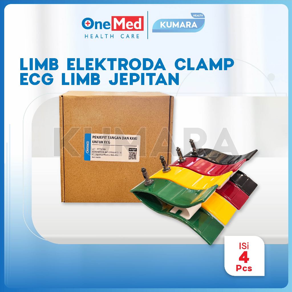 ONEMED - Penjepit Tangan dan Kaki ECG isi 4's 1 ONEMED - Penjepit Tangan dan Kaki ECG isi 4's