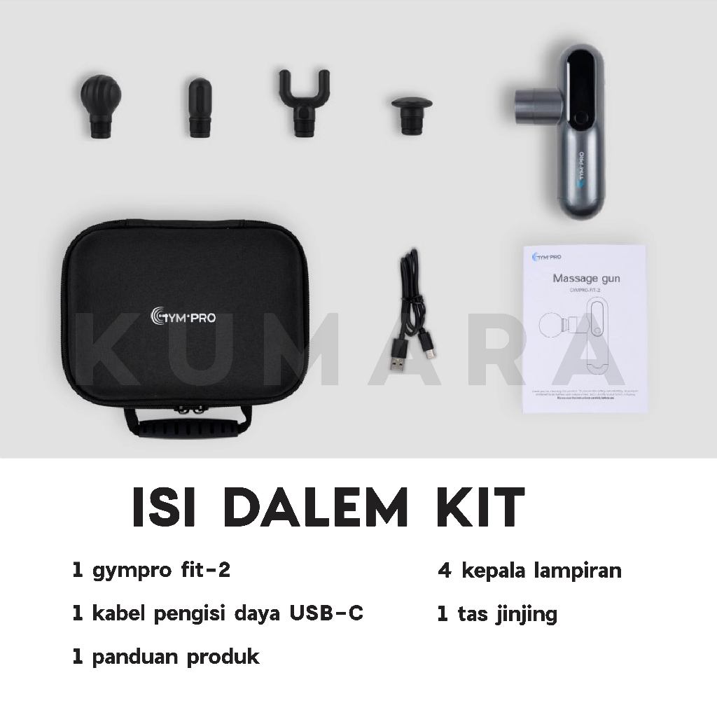 GYM PRO - Massage Gun Fit 2 / Ultimate Musle Recovery 3 GYM PRO - Massage Gun Fit 2 / Ultimate Musle Recovery - Image 3