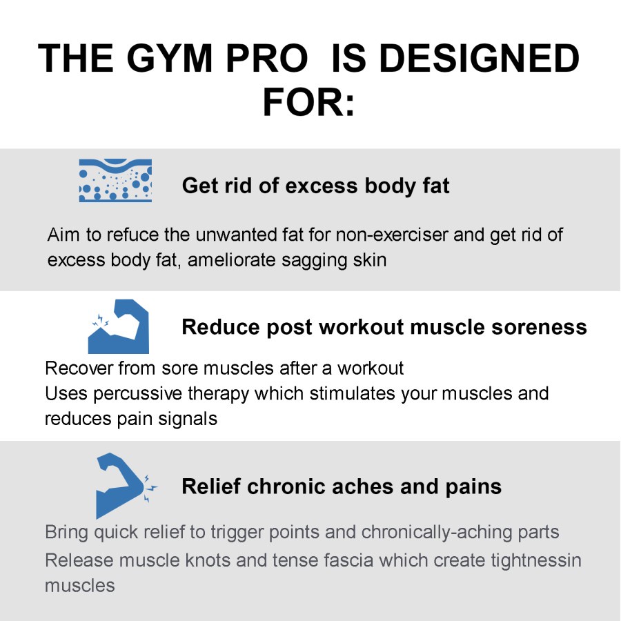 GYM PRO - Massage Gun Fit 2 / Ultimate Musle Recovery 6 GYM PRO - Massage Gun Fit 2 / Ultimate Musle Recovery - Image 6