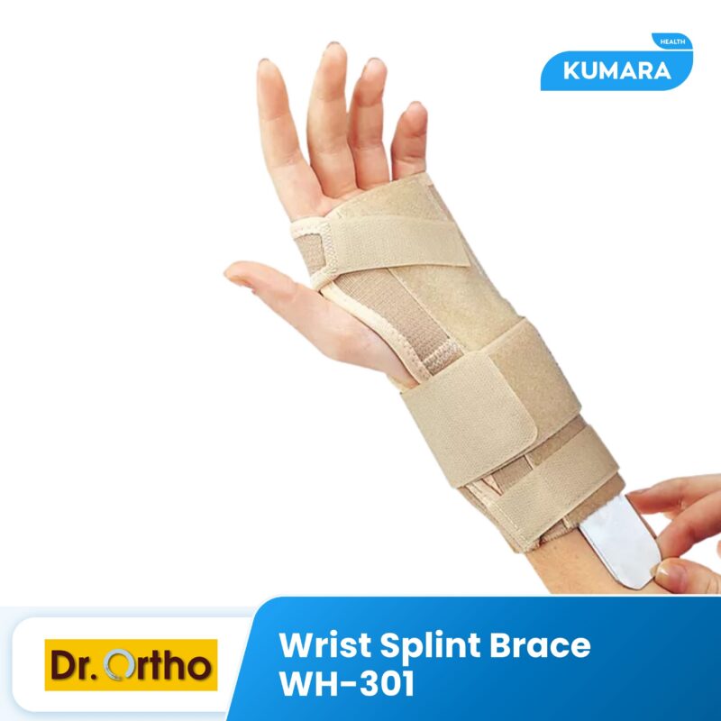 DR ORTHO - Wrist Splint Brace WH-301 / Penyangga Pergelangan Tangan Deker Terapi Carpal Tunnel Kiri / Kanan 1 122
