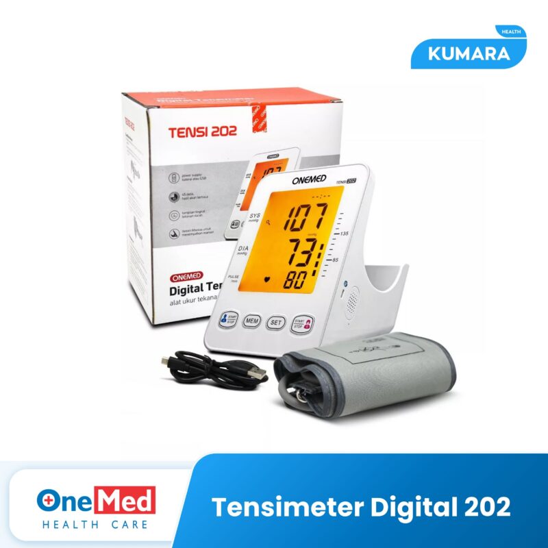 ONEMED - Tensimeter Digital 202 / Alat Cek Tekanan Darah Digital 1 145