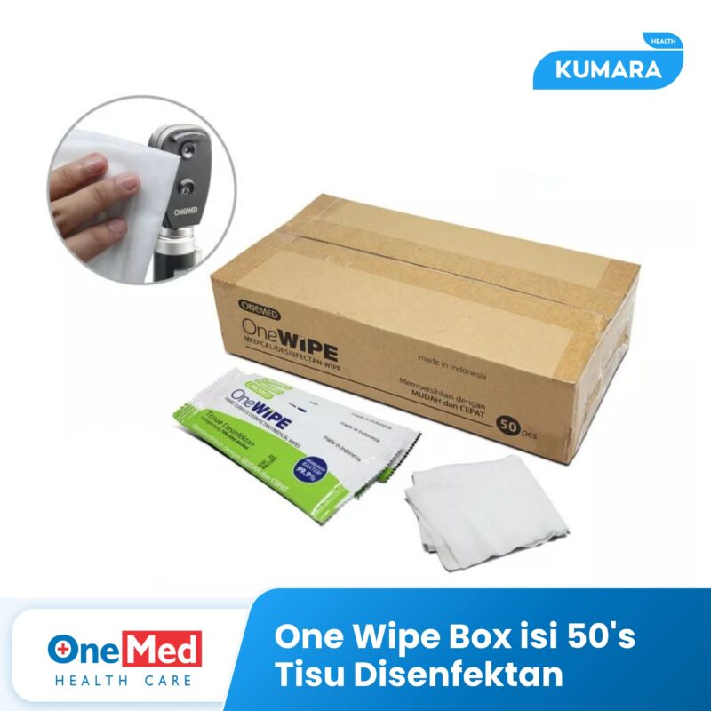ONEMED - One Wipe Box isi 50'S Tissue Desinfektan / Tisu Disenfektan / BOX 1 146
