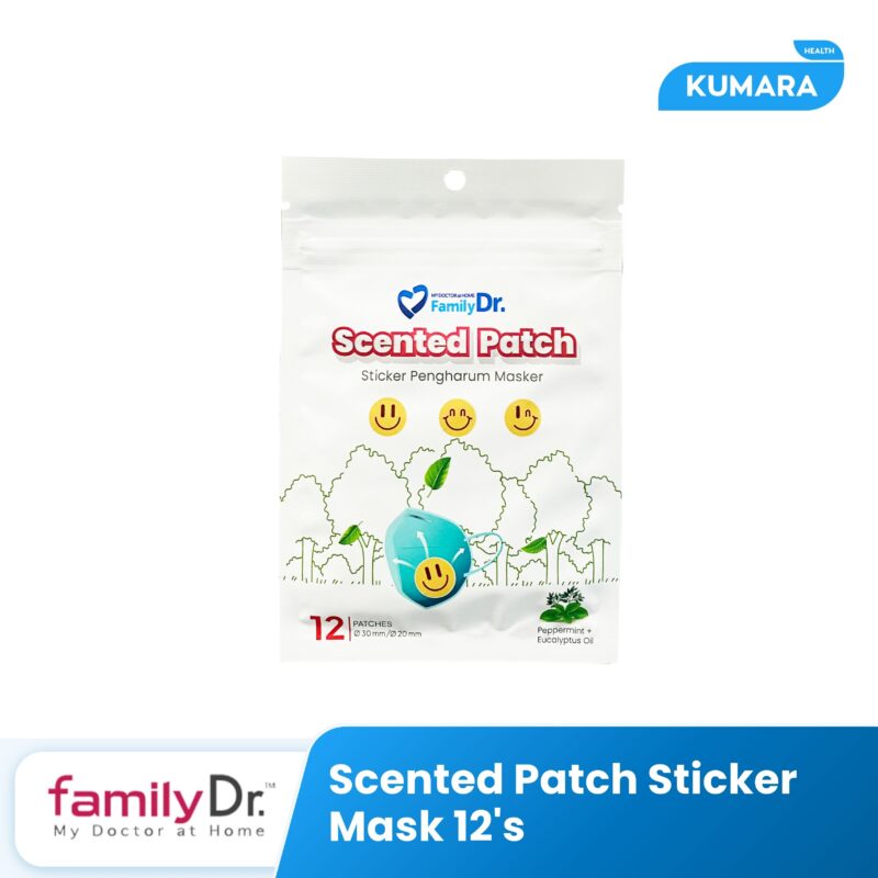 FAMILY DR - Scented Patch Sticker Mask / Stiker Pengharum Masker isi 12'S / Pack 1 16 1