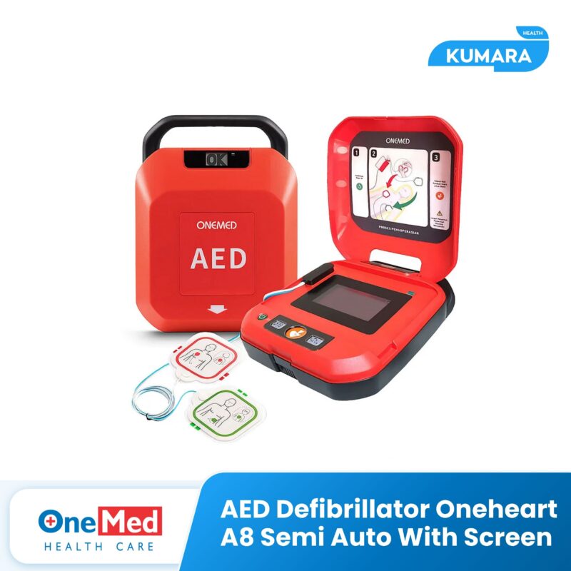ONEMED - AED Defibrillator OneHeart A8 Semi Auto With Screen 1 161