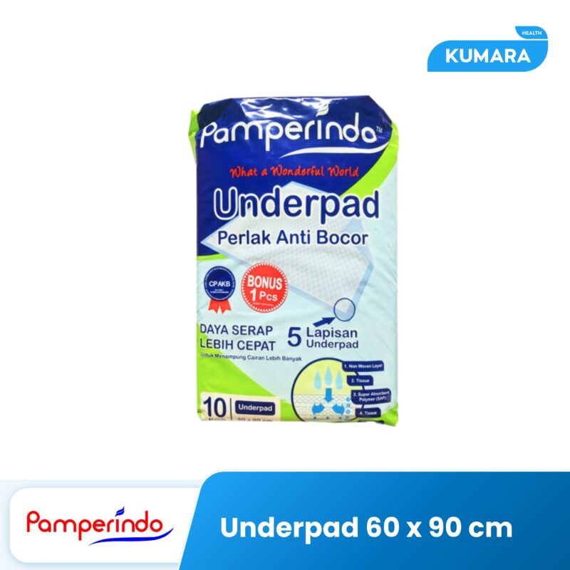 PAMPERINDO - Underpad Pamperindo 60X90 cm / Underpad Dewasa / Perlak Dewasa 1 162