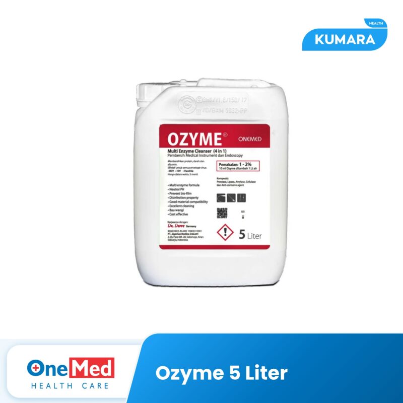 ONEMED - Ozyme ( multi enzym ) 5L / Cleanser 4in1 Pembersih Instrument Bedah 1 163