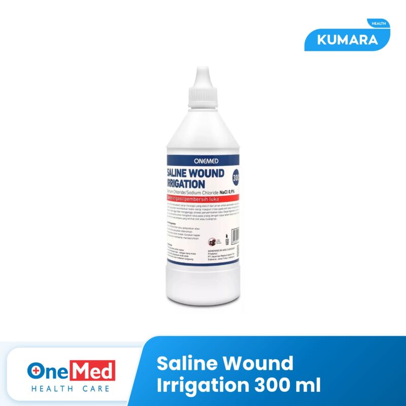 ONEMED - Saline Wound Irrigation 300 ML / Pembersih Cuci Luka 1 169