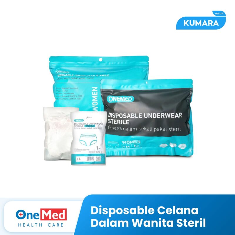 ONEMED - Celana Dalam Wanita Sekali Pakai / Steril Underwear isi 5'S Pack 1 172