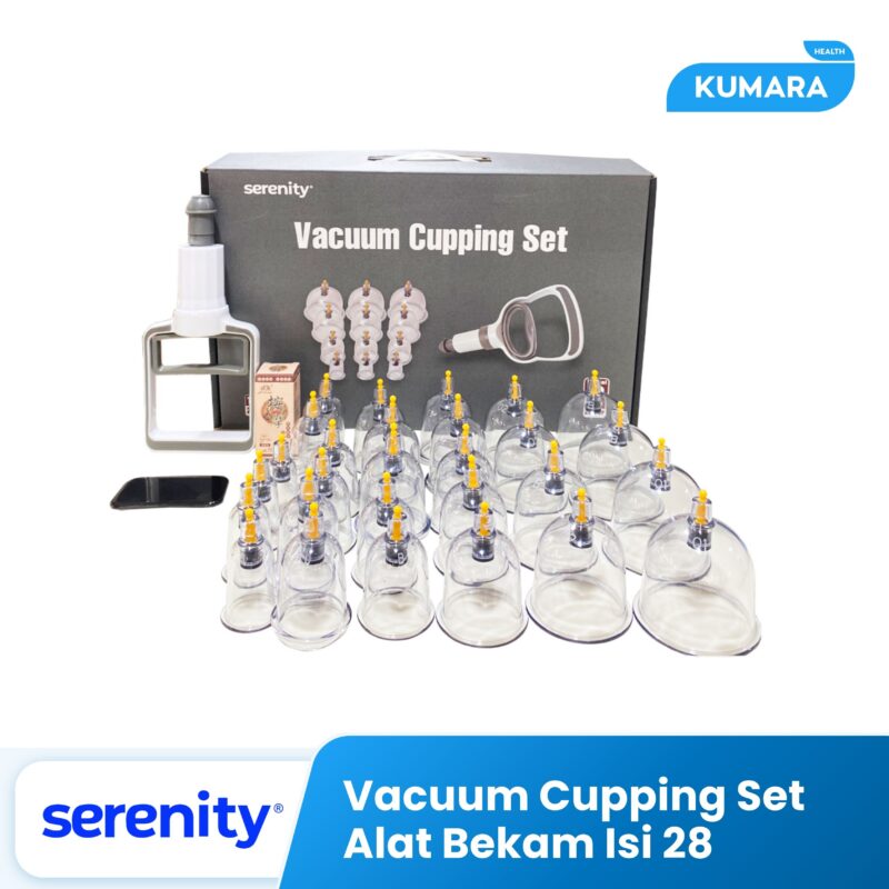 SERENITY - Vacuum Cupping Set / Kop Angin Bekam isi 28 / Alat Bekam 1 173