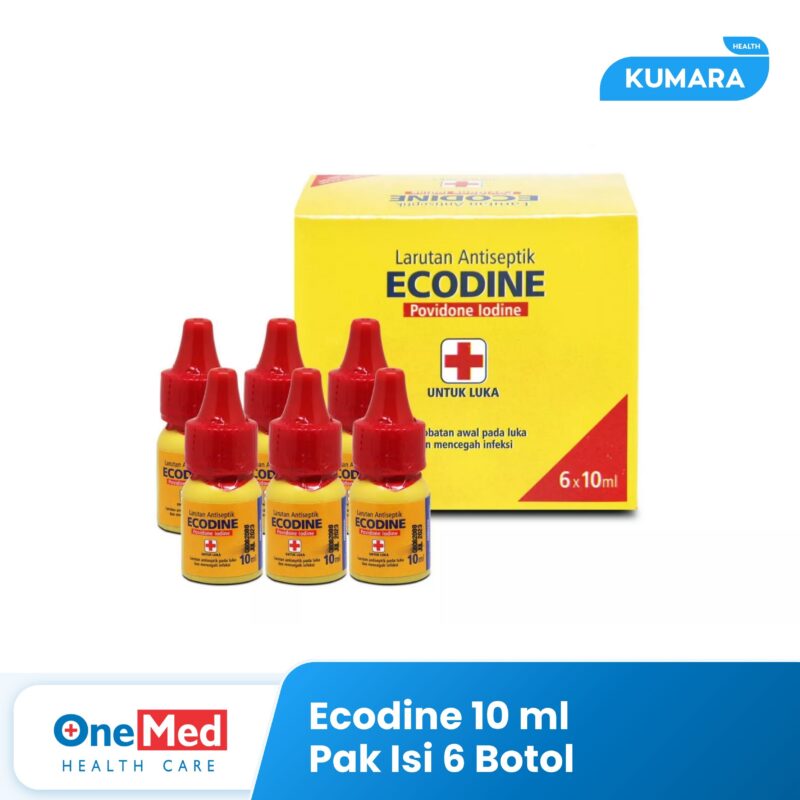 ONEMED - Ecodine 10 ml Pak isi 6 botol 1 176