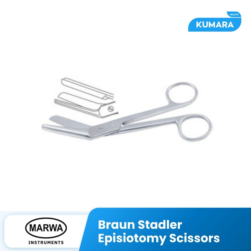 MARWA - Braun Stadler Episiotomy Scissors / Gunting Epis 1 18 5