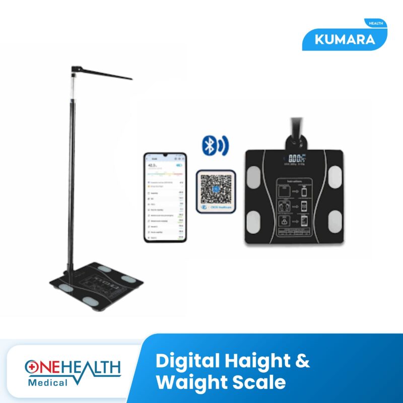 ONEHEALTH - Stadiometer + Timbangan Badan BMI Bluetooth RGZ 100 1 186