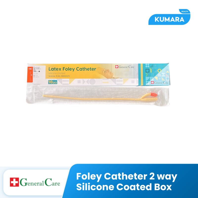 GENERAL CARE - Foley Catheter 2 Way Silicone Coated / Selang Kateter BOX 1 219