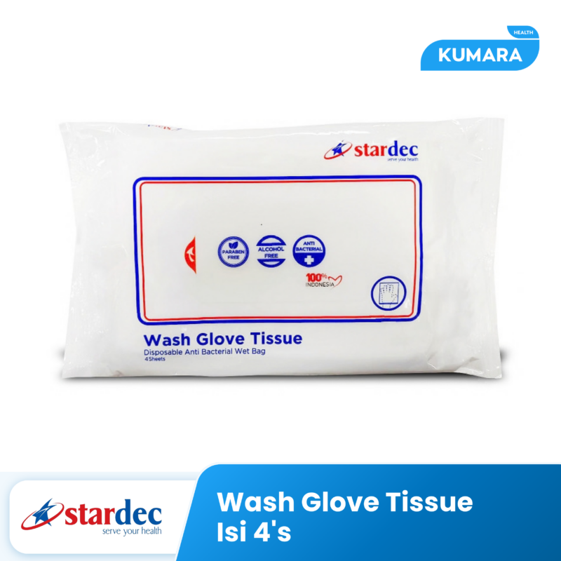 STARDEC - Wash Glove Tissue isi 4'S 1 312