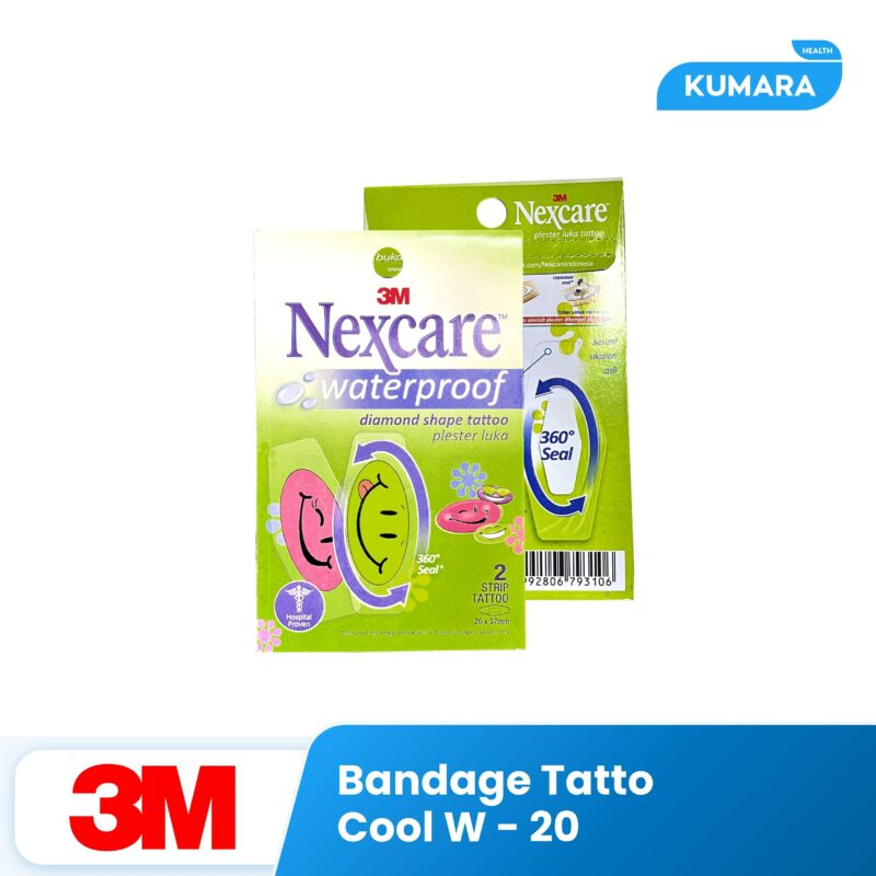 3M - Bandage Tatto Cool W-20 / Sticker Plester Luka Anti Air 1 35