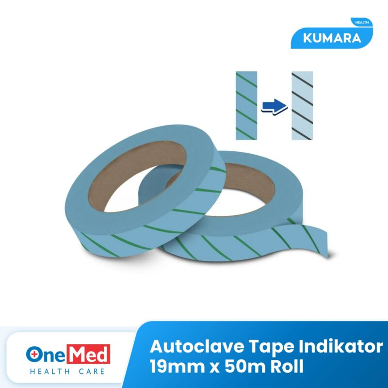 ONEMED - Autoclave Tape Indicator 19mm x 50m Roll 1 351