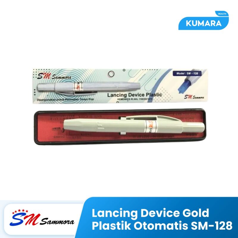 SAMMORA - Lancing Device Plastik Otomatis SM-128 / Pena Bekam Otomatis 1 463 1