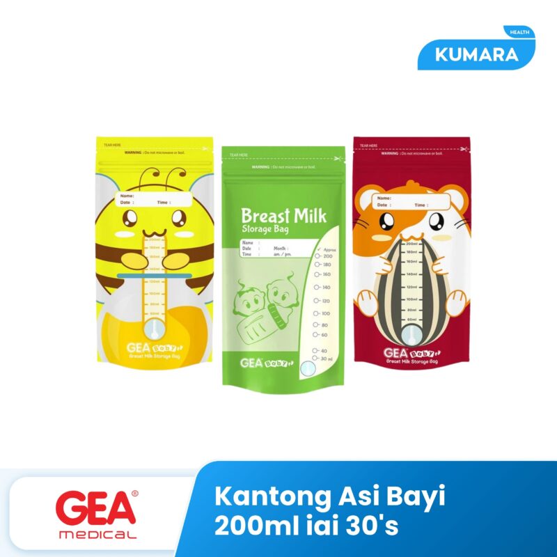 GEA - Kantong Asi Bayi 200ml isi 30's / Breast Milk Storage Bag 1 47