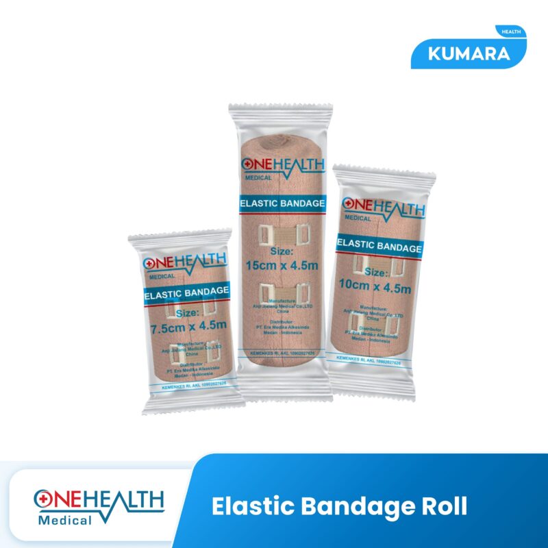 ONEHEALTH - Elastic Bandage / Perban Elastis Patah Tulang Roll 1 90