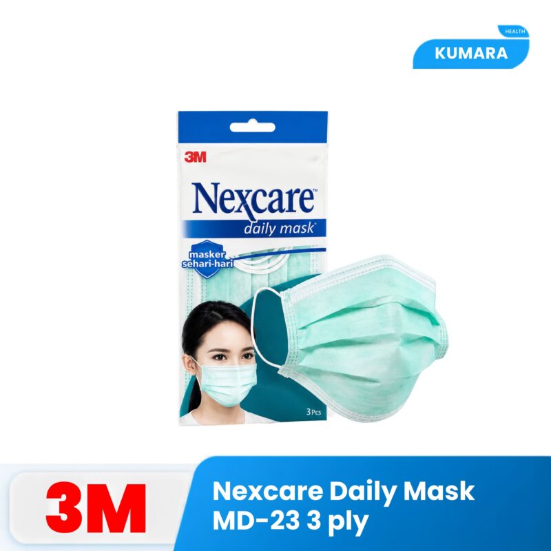 3M - Masker Nexcare Daily Mask MD-23 3 Ply Pack isi 2's 1 98