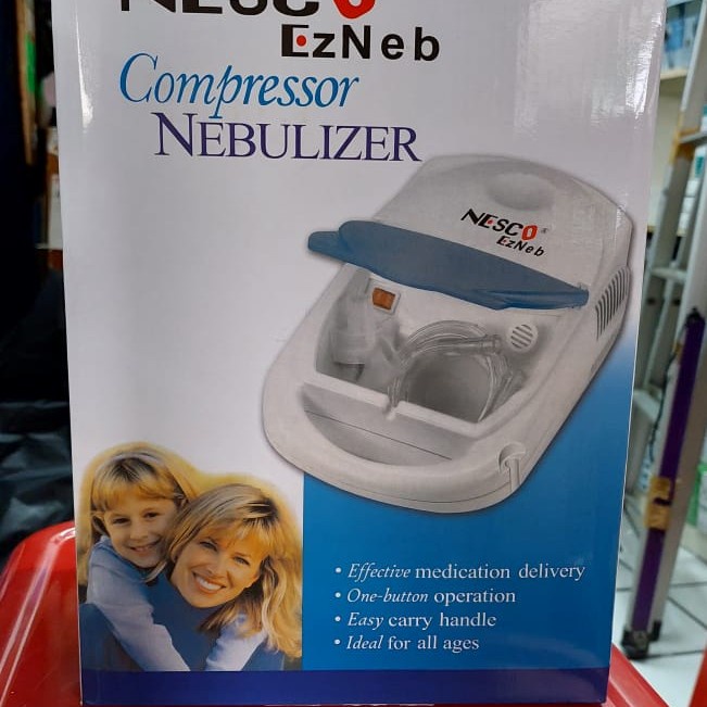 NESCO - Nebulizer Compressor EZ-NEB / Alat Terapi Uap 1 NESCO - Nebulizer Compressor EZ-NEB / Alat Terapi Uap
