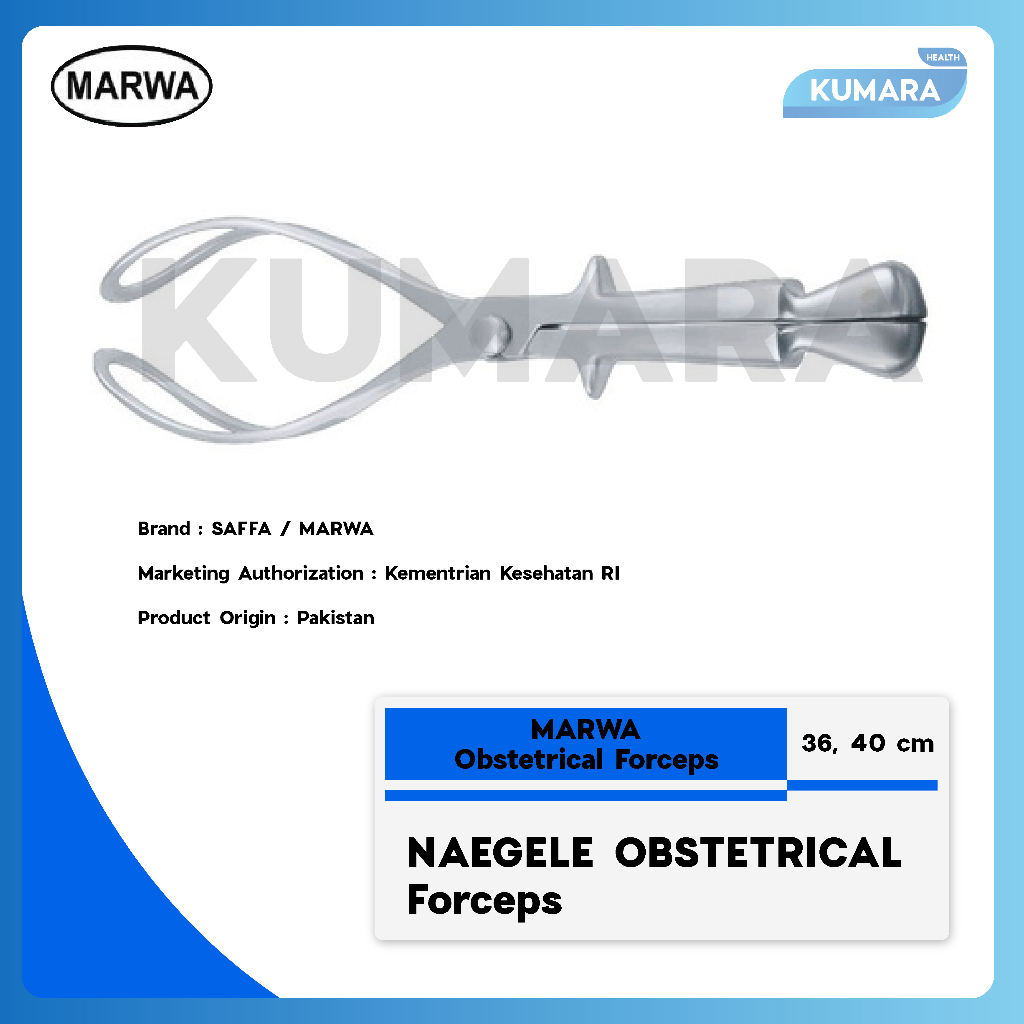 MARWA - Naegele Obstetrical Forceps 1 MARWA - Naegele Obstetrical Forceps