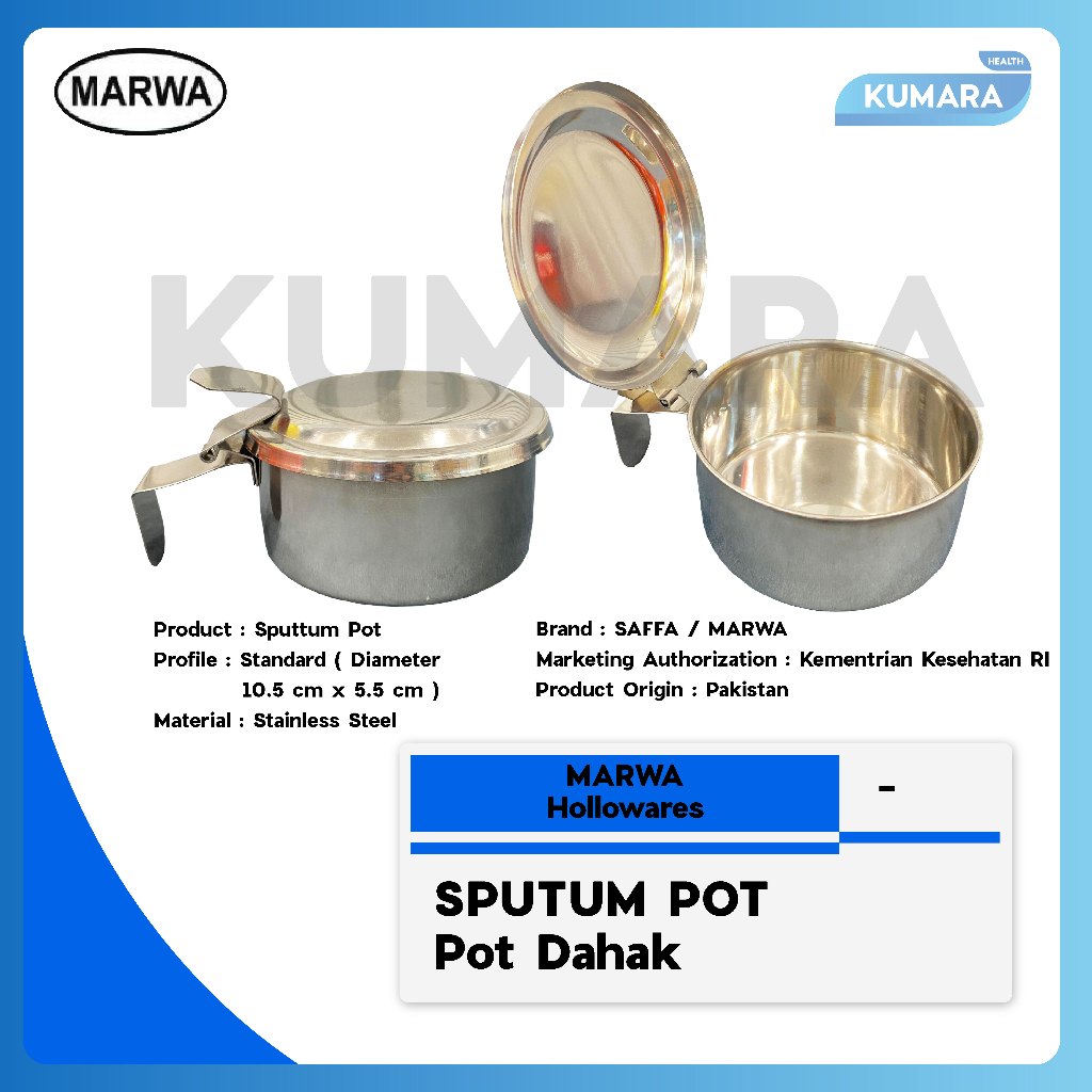 MARWA - Sputum Pot Marwa / Pot Dahak + Tutup 1 MARWA - Sputum Pot Marwa / Pot Dahak + Tutup
