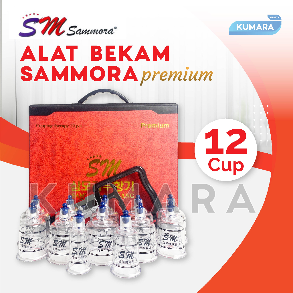 SAMMORA - Alat Bekam Premium 12 Cup / Kop Angin Bekam Cupping Kit 1 SAMMORA - Alat Bekam Premium 12 Cup / Kop Angin Bekam Cupping Kit
